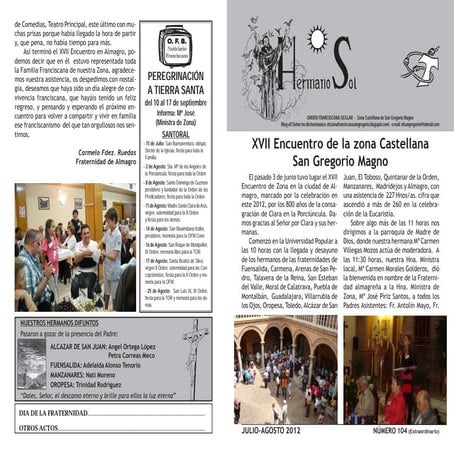 Programa fiestas patronales san pedro apostol 2011 | PDF