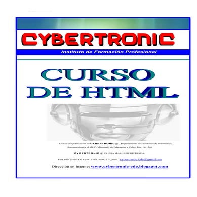 Curso de Diseño WEB