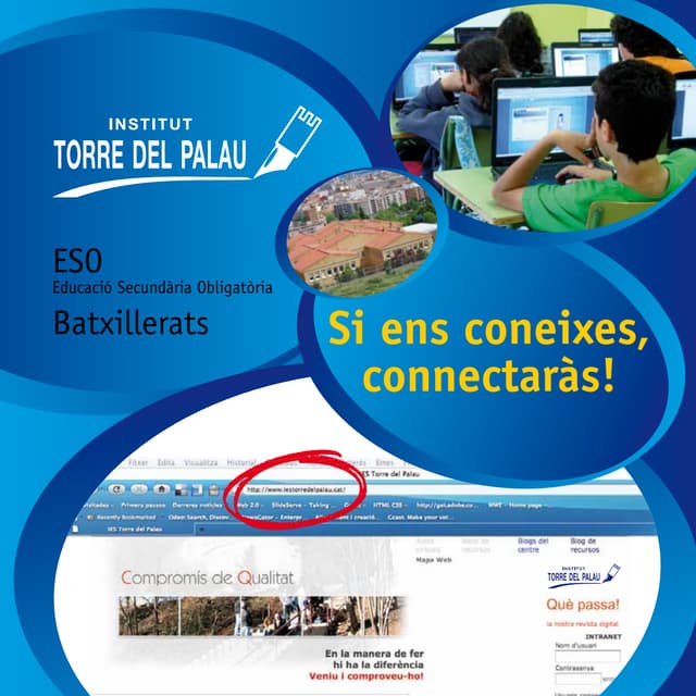 Folleto informativo sobre el instituto Torre del Palau 2011