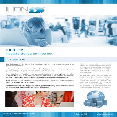 Folleto ILION iPOS