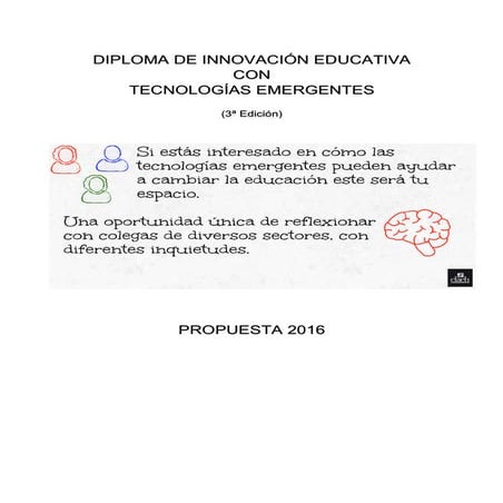 Diploma de Innovación Educativa con Tecnologías Emergentes