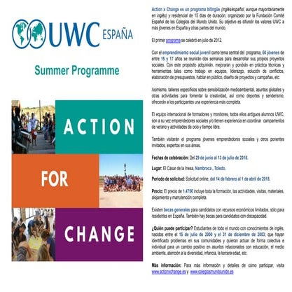 Folleto informativo ax c 2018 intercambio