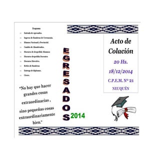 Folleto para pag egresados 2014