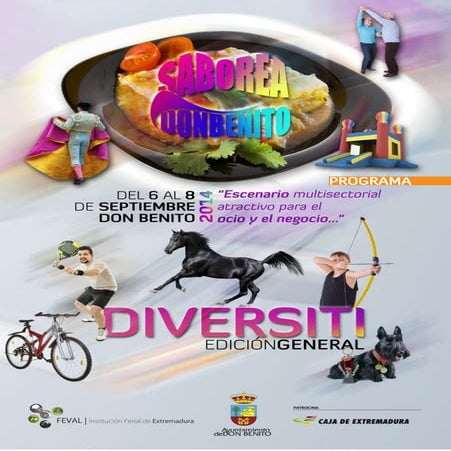 Programación #DIVERSITI "díptico promocional"