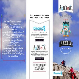 Campus de Robótica - Folleto