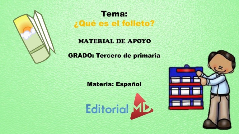 Folletos características y ejemplos