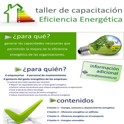 Taller Capacitación Eficiencia Energética