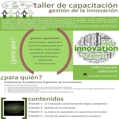 Taller de Capacitación "Gestión de la Innovación"