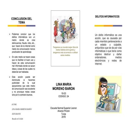 FOLLETO DELITOS INFORMATICOS