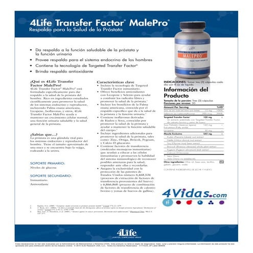 Folleto transfer factor_male_pro_sp sistema reproductor masculino