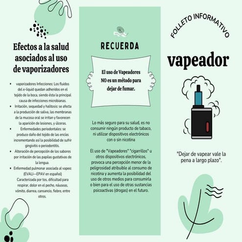 vapeadores efectos fisicos principales riesgos de uso.pptx