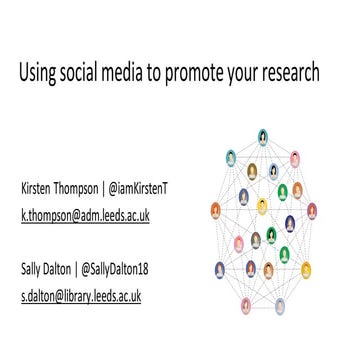 Using Social Media to Promote Your Research (Translate MedTech edition)
