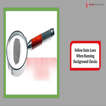 The Ultimate Guide To Background Checks | PDF