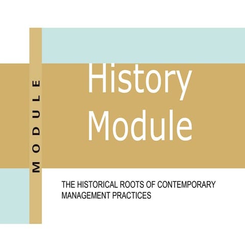 Fom6 history module
