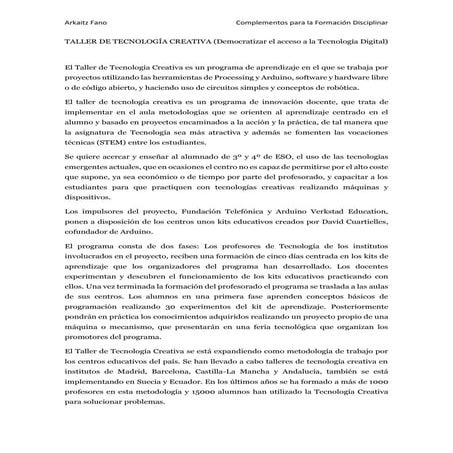 Fomento stem taller_tecnologia_creativa