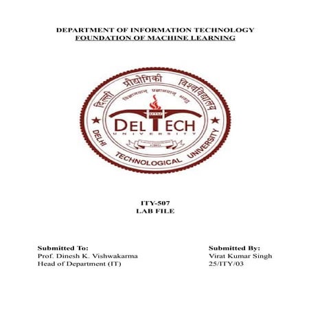 Machine Lerning practical file contail 12 practical