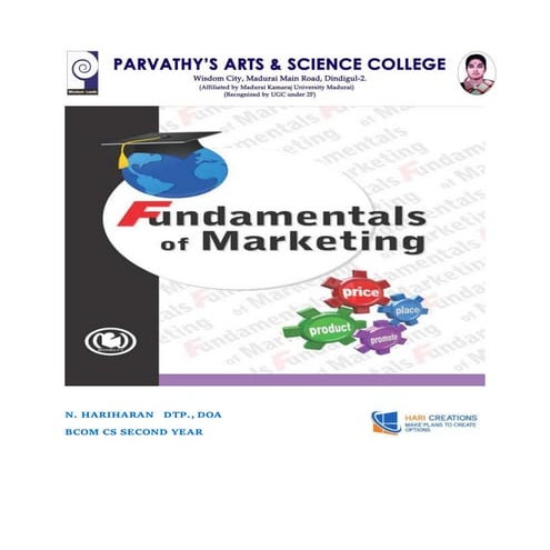 FUNDAMENTALS OF MARKETING MATERIAL BCOM CS AH AUTHORS 