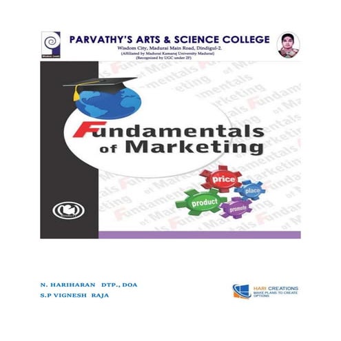 FUNDAMENTALS OF MARKETING MATERIAL BCOM CS AH AUTHORS 