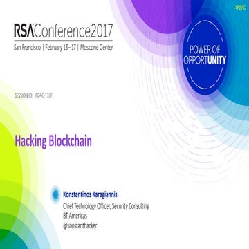 Hacking Blockchain