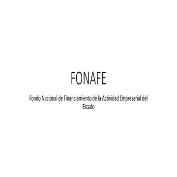 FONAFE | PPTX