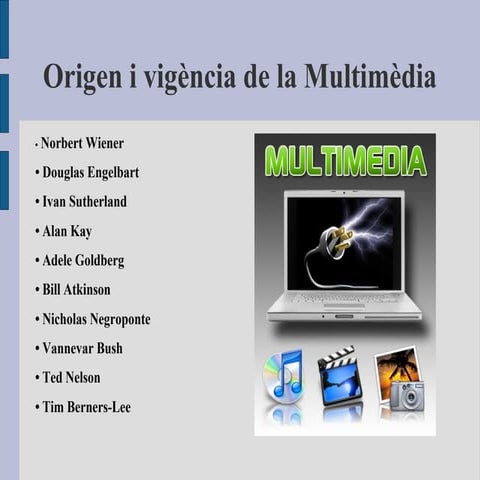 Origen i vigència de la Multimèdia