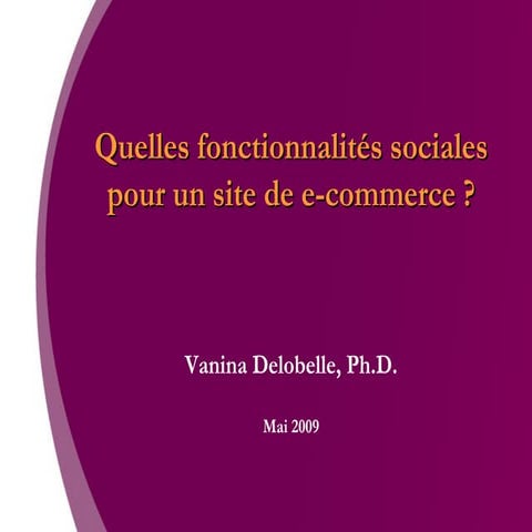 Quelles fonctionnalités sociales pour un site de e-commerce?