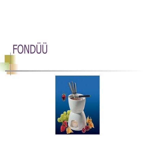 Fondüü