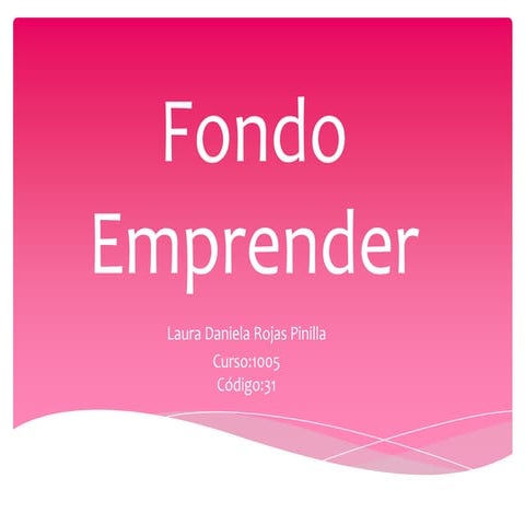 Fondo emprender