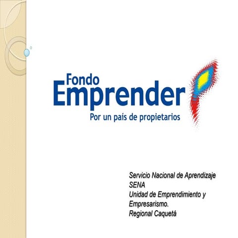 Fondo emprender 