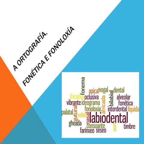 Fonética e fonoloxía