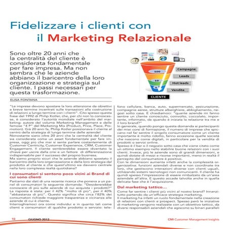 Loyalty e Marketing Relazionale