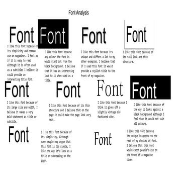 Font analysis | PPTX