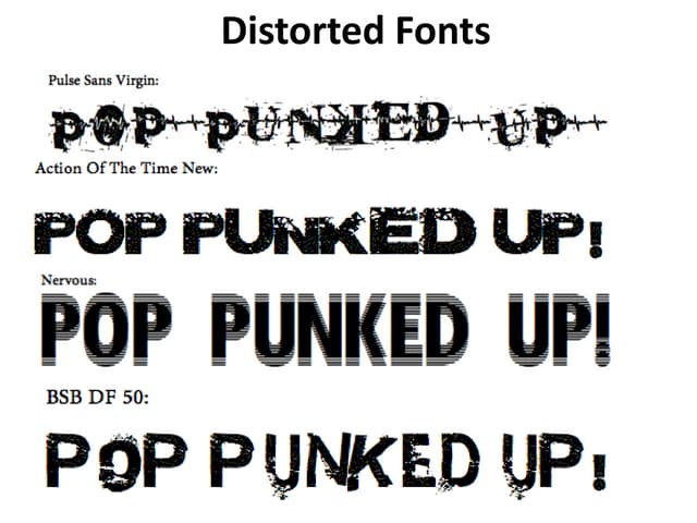 Font and title testing
