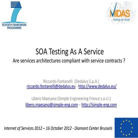 SOA Testing As A Service