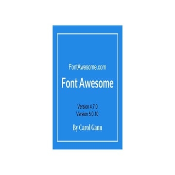 Font awesome
