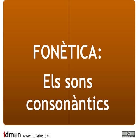 Fonètica consonants