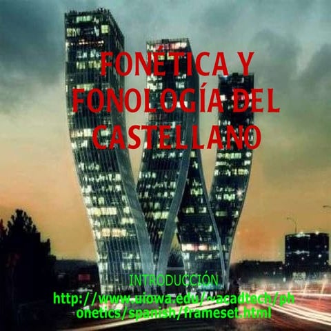 Fonética y fonología