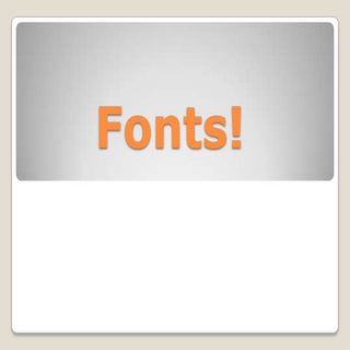 Fonts!111111111111hhhhhhhhhhhhhh