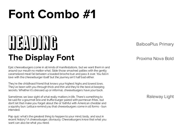 Download Font Combinations Color Combinations PSD Mockup Templates