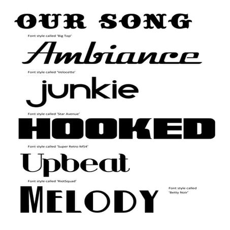 Font styles | DOCX
