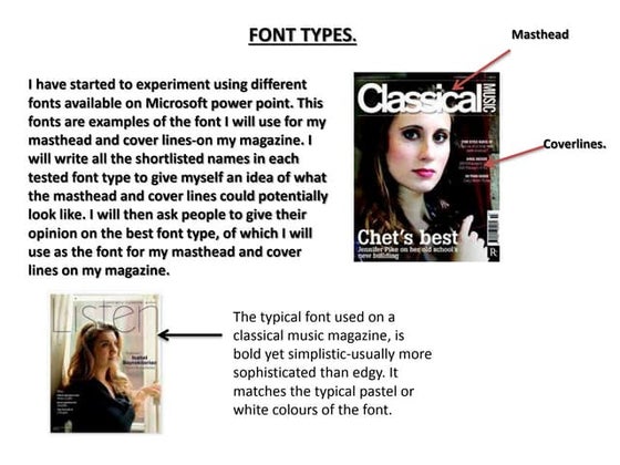 Research into fonts | PPT