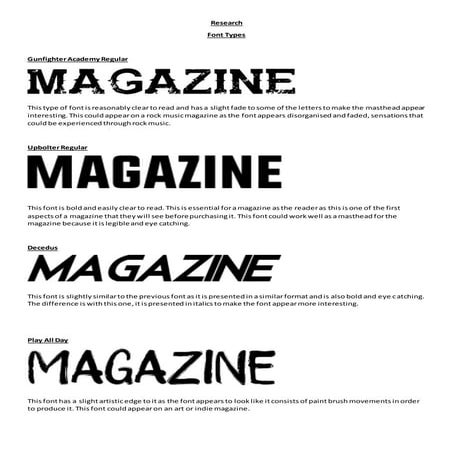 Font types | DOCX