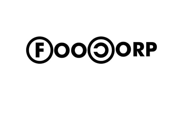 Foocorp Talk - make art 2009