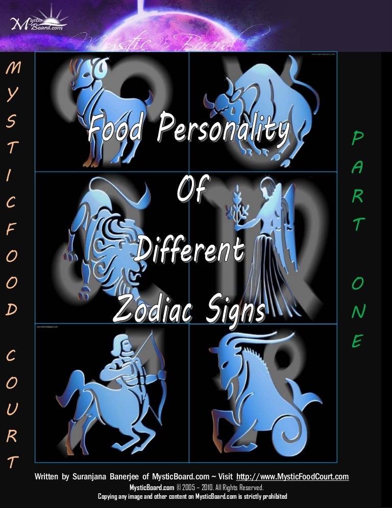 Food Astrology How Zodiac Signs Determine Your Food Personality (pa…