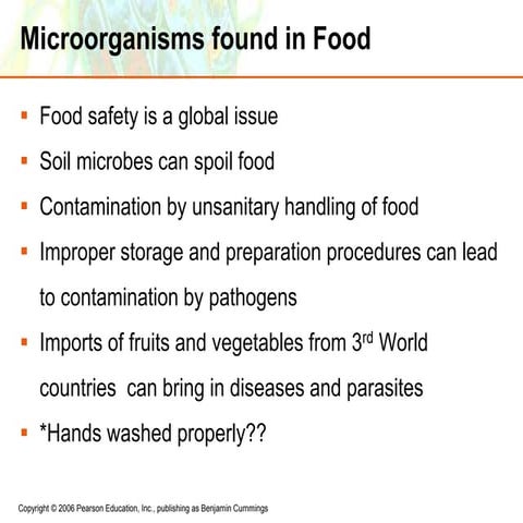 Food microbiology