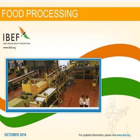 Scope and significance of food processing industry in India | PPTX