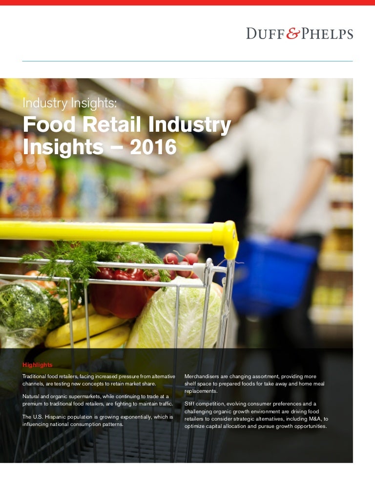Food Retail Industry Insights 2016