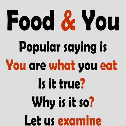 Food you