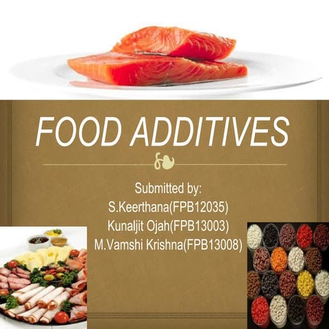 Food Additives 