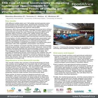 FoodAfrica seminar poster: Biodiver...